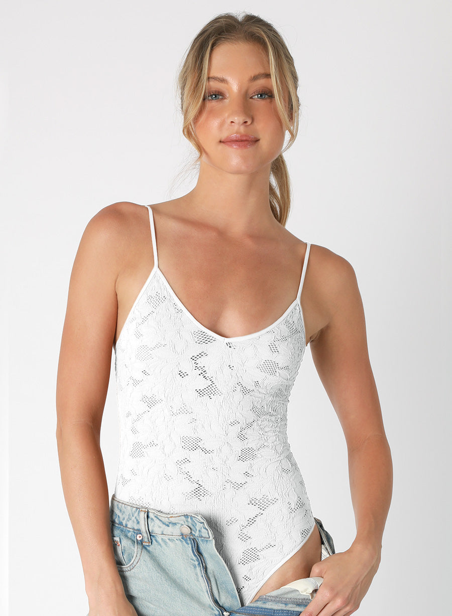 Luna Lace Hole Bodysuit