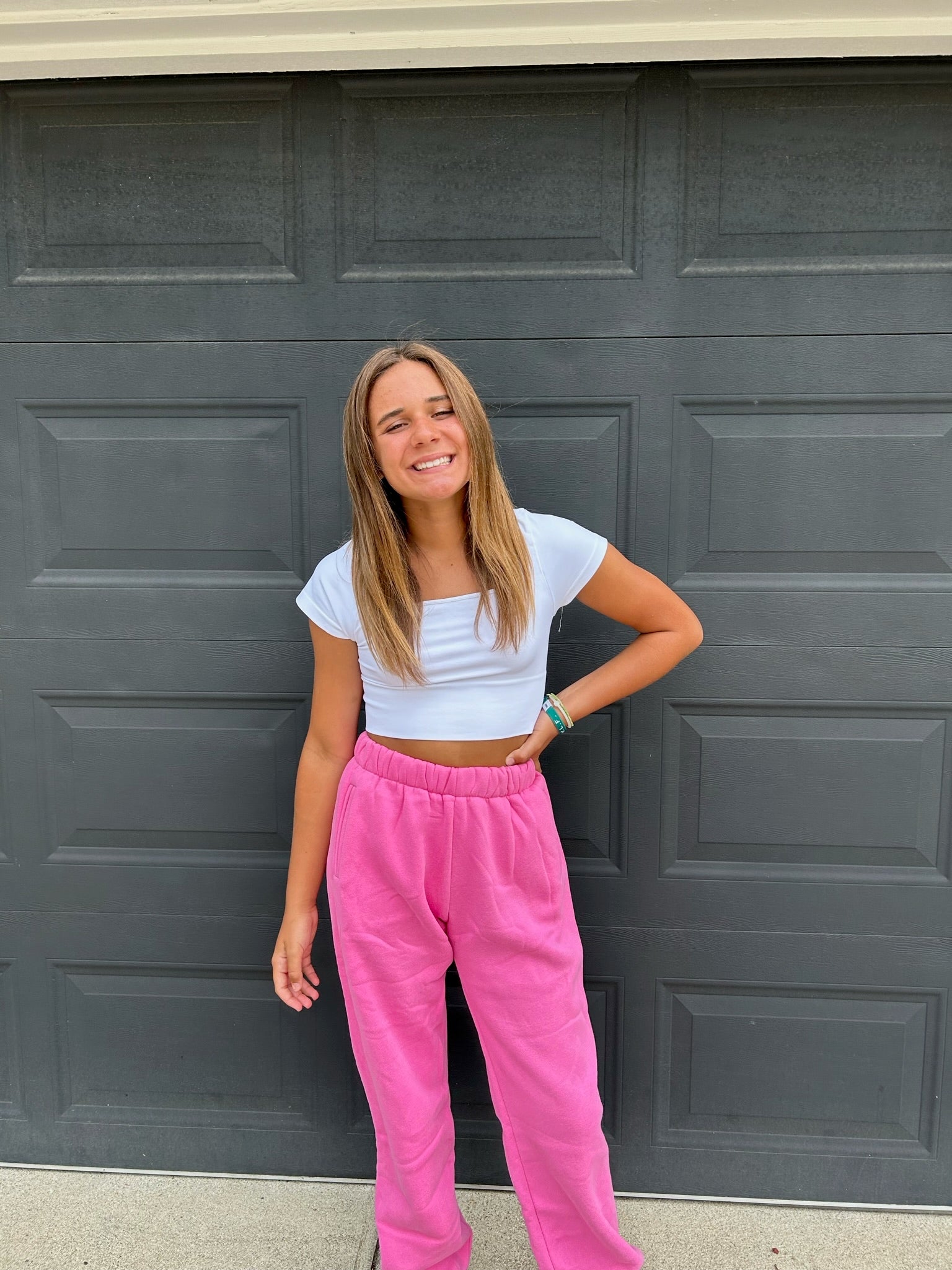 Pink rosa online sweats