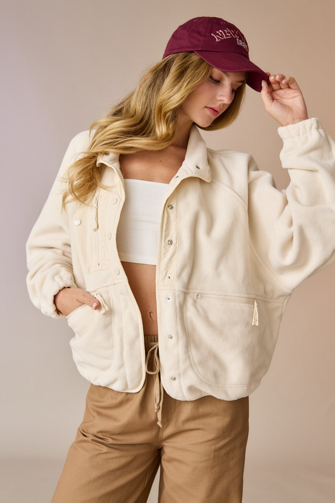 Abigail Oversized Fleece Jacket