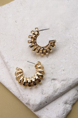 Timeless Thick Coil Hoop Earrings